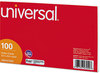 A Picture of product UNV-47205 Universal® Recycled Index Strong 2 Pt. Stock Cards Unruled 3 x 5, White, 500/Pack