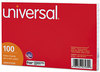 A Picture of product UNV-47205 Universal® Recycled Index Strong 2 Pt. Stock Cards Unruled 3 x 5, White, 500/Pack