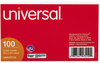 A Picture of product UNV-47205 Universal® Recycled Index Strong 2 Pt. Stock Cards Unruled 3 x 5, White, 500/Pack