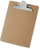 A Picture of product UNV-40304 Universal® Hardboard Clipboard 1.25" Clip Capacity, Holds 8.5 x 11 Sheets, Brown