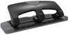 A Picture of product SWI-74133 Swingline® SmartTouch™ Three-Hole Punch,  9/32" Holes, Black/Gray