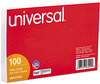 A Picture of product UNV-47200 Universal® Recycled Index Strong 2 Pt. Stock Cards Unruled 3 x 5, White, 100/Pack