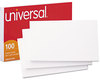 A Picture of product UNV-47200 Universal® Recycled Index Strong 2 Pt. Stock Cards Unruled 3 x 5, White, 100/Pack