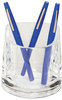 A Picture of product SWI-10137 Swingline® Stratus™ Acrylic Pen Cup,  4 1/2 x 2 3/4 x 4 1/4, Clear