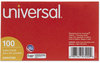 A Picture of product UNV-47200 Universal® Recycled Index Strong 2 Pt. Stock Cards Unruled 3 x 5, White, 100/Pack