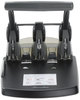 A Picture of product SWI-74194 Swingline® Extra High-Capacity Three-Hole Punch,  9/32" Holes, Black/Gray