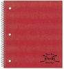 A Picture of product RED-33709 National® Single-Subject Wirebound Notebooks,  College/Margin Rule, 11 x 8 7/8, White, 80 Sheets