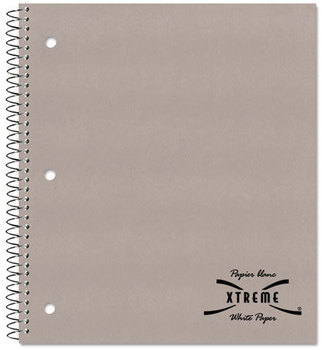 National® Single-Subject Wirebound Notebooks,  College/Margin Rule, 11 x 8 7/8, White, 80 Sheets