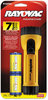 A Picture of product RAY-I2DBC Rayovac® Industrial Tough Flashlight,  2 D Batteries, Yellow/Black