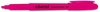 A Picture of product UNV-08855 Universal™ Pocket Highlighters Fluorescent Pink Ink, Chisel Tip, Barrel, Dozen