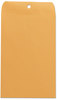 A Picture of product UNV-35260 Universal® Kraft Clasp Envelope #55, Square Flap, Clasp/Gummed Closure, 6 x 9, Brown 100/Box