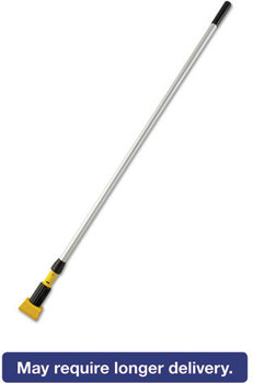 Rubbermaid® Commercial Gripper® Mop Handle,  Aluminum, Yellow/Gray, 54"