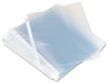 A Picture of product UNV-21125 Universal® Standard Sheet Protector Top-Load Poly Protectors, Letter, Clear, 100/Box