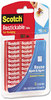 A Picture of product MMM-R100 Scotch® Restickable Mounting Tabs,  1" x 1", 18/Pack