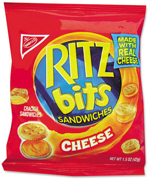 Nabisco® Ritz Bits®,  Cheese, 1.5oz Packs, 60/Carton