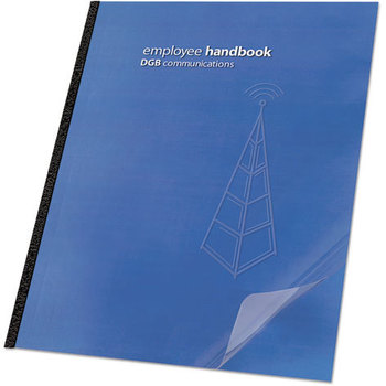 Swingline™ GBC® Clear View™ Presentation Covers for Binding Systems,  11-1/4 x 8-3/4, Clear, 25/Pack