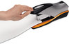 A Picture of product SWI-87875 Swingline® Optima® Desktop Staplers,  Half Strip, 70-Sheet Capacity, Silver/Black/Orange