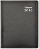 A Picture of product RED-CB1200BLK Brownline® Essential Collection 14-Month Ruled Monthly Planner 8.88 x 7.13, Black Cover, 14-Month: Dec 2024 to Jan 2026