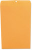 A Picture of product UNV-35268 Universal® Kraft Clasp Envelope #98, Square Flap, Clasp/Gummed Closure, 10 x 15, Brown 100/Box