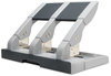 A Picture of product SWI-74550 Swingline® Heavy-Duty High-Capacity Three-Hole Punch,  9/32" Holes, Putty/Gray