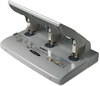 A Picture of product SWI-74550 Swingline® Heavy-Duty High-Capacity Three-Hole Punch,  9/32" Holes, Putty/Gray