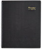 A Picture of product RED-CB1262VBLK Brownline® DuraFlex 14-Month Planner 11 x 8.5, Black Cover, 14-Month: Dec 2024 to Jan 2026