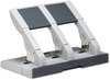 A Picture of product SWI-74550 Swingline® Heavy-Duty High-Capacity Three-Hole Punch,  9/32" Holes, Putty/Gray