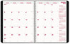 A Picture of product RED-CB1262VBLK Brownline® DuraFlex 14-Month Planner 11 x 8.5, Black Cover, 14-Month: Dec 2024 to Jan 2026