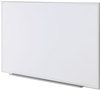 A Picture of product UNV-43625 Universal® Deluxe Melamine Dry Erase Board 60 x 36, White Surface, Silver Anodized Aluminum Frame