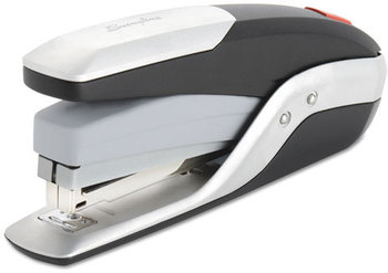 Swingline® QuickTouch™ Reduced Effort Full Strip Stapler,  25-Sheet Capacity, Black/Silver