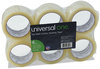 A Picture of product UNV-93000 Universal® Heavy-Duty Box Sealing Tape 3" Core, 1.88" x 54.6 yds, Clear, 6/Box