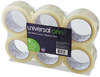 A Picture of product UNV-93000 Universal® Heavy-Duty Box Sealing Tape 3" Core, 1.88" x 54.6 yds, Clear, 6/Box