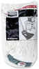 A Picture of product RCP-A21206WHI Rubbermaid® Commercial Web Foot® Blend Shrinkless® Wet Mop Head. Medium. White. 6/Case.
