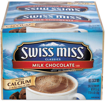 Swiss Miss® Hot Cocoa Mix,  Regular, 0.73 oz. Packets,  50 Packets/Box
