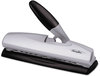 A Picture of product SWI-74030 Swingline® LightTouch® High-Capacity Desktop Punch,  9/32" Holes, Silver/Black