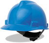 A Picture of product MSA-475359 MSA V-Gard® Hard Hats,  Fas-Trac Ratchet Suspension, Size 6 1/2 - 8, Blue