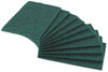 A Picture of product RPP-S960 Royal Medium-Duty Scouring Pad,  6 x 9, Green, 60/Carton