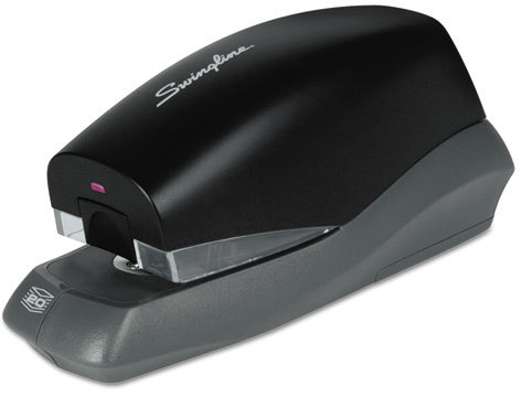 Swingline Breeze Automatic Stapler Full Strip 20-Sheet Capacity Black 42132