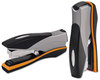 A Picture of product SWI-87845 Swingline® Optima® Desktop Staplers,  Full Strip, 40-Sheet Capacity, Silver/Black/Orange