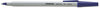 A Picture of product UNV-27421 Universal™ Ballpoint Stick Pen Fine 0.7 mm, Blue Ink, Gray/Blue Barrel, Dozen