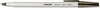 A Picture of product UNV-27421 Universal™ Ballpoint Stick Pen Fine 0.7 mm, Blue Ink, Gray/Blue Barrel, Dozen