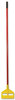A Picture of product RCP-H146RED Rubbermaid® Commercial Invader® Side-Gate Wet-Mop Handle,  60", Red/Yellow