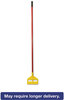 A Picture of product RCP-H146RED Rubbermaid® Commercial Invader® Side-Gate Wet-Mop Handle,  60", Red/Yellow