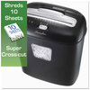 A Picture of product SWI-1757393 Swingline® EX10-05 Light-Duty Super Cross-Cut Shredder,  10 Sheets, 1 User