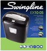 A Picture of product SWI-1757393 Swingline® EX10-05 Light-Duty Super Cross-Cut Shredder,  10 Sheets, 1 User