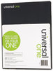 A Picture of product UNV-81105 Universal® Deluxe Clear Labels Inkjet/Laser Printers, 2 x 4, 10/Sheet, 50 Sheets/Box
