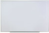 A Picture of product UNV-43621 Universal® Deluxe Melamine Dry Erase Board 72 x 48, White Surface, Oak Fiberboard Frame