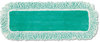 A Picture of product 968-463 Microfiber Dust Pad w/Fringe, 18" Long, Green.  6/Case.