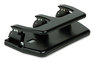 A Picture of product MAT-MP3 Master® Heavy-Duty Three-Hole Punch,  Oversized Handle, 9/32" Holes, Steel, Black