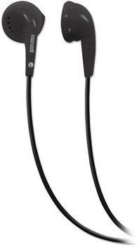 Maxell® EB-95 Stereo Earbuds,  Black